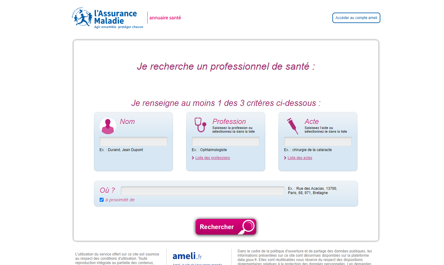Annuaire Santé